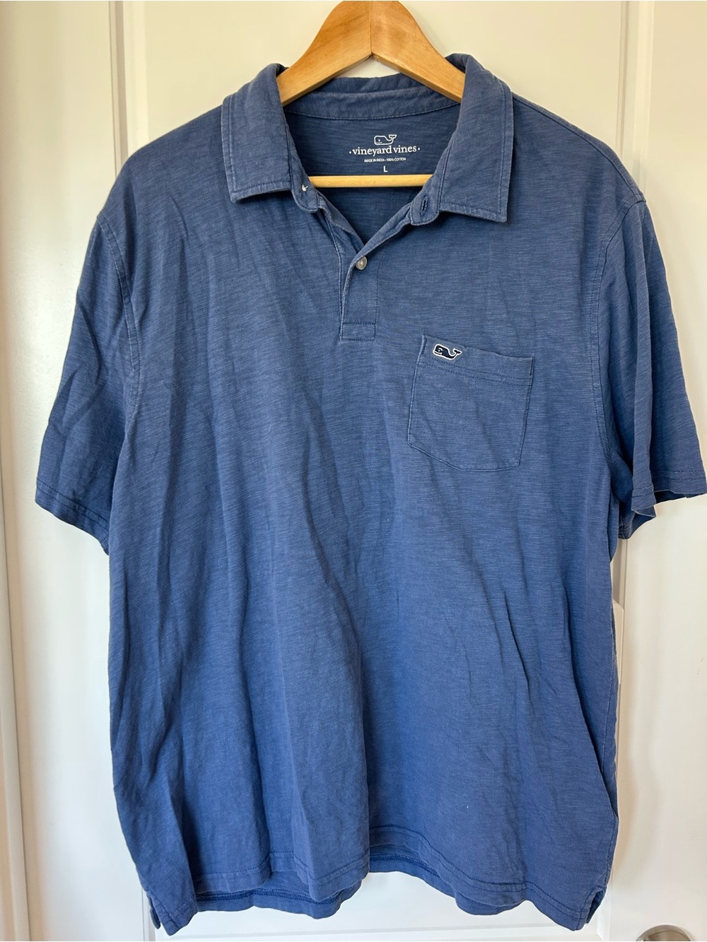 Vineyard Vines Men's Indigo Pocket Polo Shirt